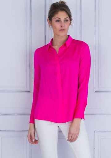Pink bluse i vakreste silke fra Dea Kudibal